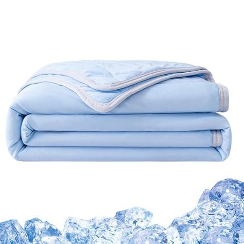 Quorvex Kühlende Decke,Doppelseitig Kühlende Decke Für Sommer | Atmungsaktive Steppdecke für Bett Schlafzimmer Erwachsene Couch Camping Reise Wohnung Quorvex Kühlende Decke,Doppelseitig Kühlende Decke Für Sommer | Atmungsaktive Steppdecke für Bett Schlafzimmer Erwachsene Couch Camping Reise Wohnung von Quorvex