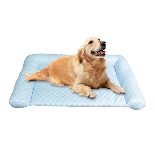 Quorvex Kühlkissen für Haustiere, wasserdichte Hunde-Kühlmatte, atmungsaktives Eiskissen, Haustierzubehör für drinnen und draußen, Haus, Garten, Schlafzimmer, Rasen, Auto, Wohnung, Reisen, heißes Quorvex Kühlkissen für Haustiere, wasserdichte Hunde-Kühlmatte, atmungsaktives Eiskissen, Haustierzubehör für drinnen und draußen, Haus, Garten, Schlafzimmer, Rasen, Auto, Wohnung, Reisen, heißes von Quorvex