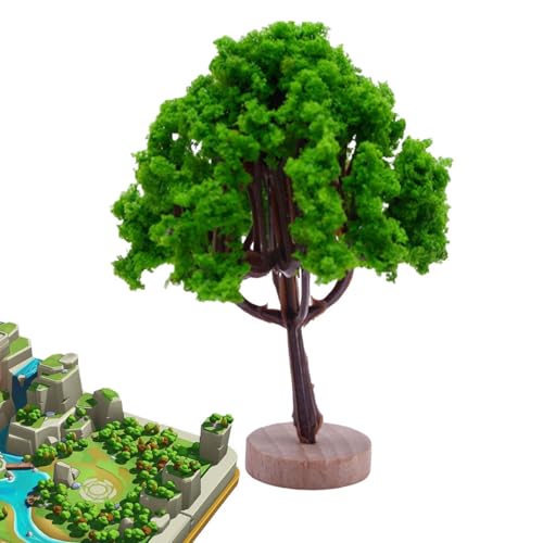 Quorvex Modell Miniaturbaum - Zug Landschaft Architektur Baum,Modellbahnlandschaft, grüner gefälschter Baum für Projekte, DIY-Landschaftslandschaft, Waldlandschaft von Quorvex