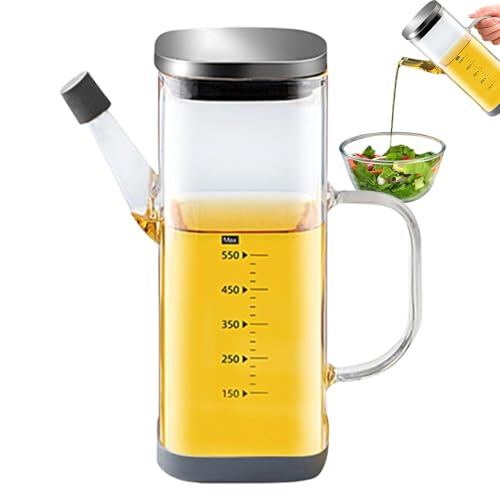 Quorvex Olivenöl Spender Flasche - 550ml Küchen Ölflasche | Präzisionsausgießer wiederverwendbar auslaufsicherer Behälter für Haushalt Gastronomie Camping Bar und Salat Quorvex Olivenöl Spender Flasche - 550ml Küchen Ölflasche | Präzisionsausgießer wiederverwendbar auslaufsicherer Behälter für Haushalt Gastronomie Camping Bar und Salat von Quorvex