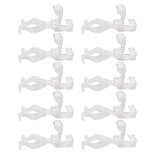 Quorvex Outdoor Light Clips - 10 Stück Weihnachtslicht-Clips Außen-Haken,Kabelhalter Für Girlanden Mauerwerk Dachziegel Geländer Quorvex Outdoor Light Clips - 10 Stück Weihnachtslicht-Clips Außen-Haken,Kabelhalter Für Girlanden Mauerwerk Dachziegel Geländer von Quorvex