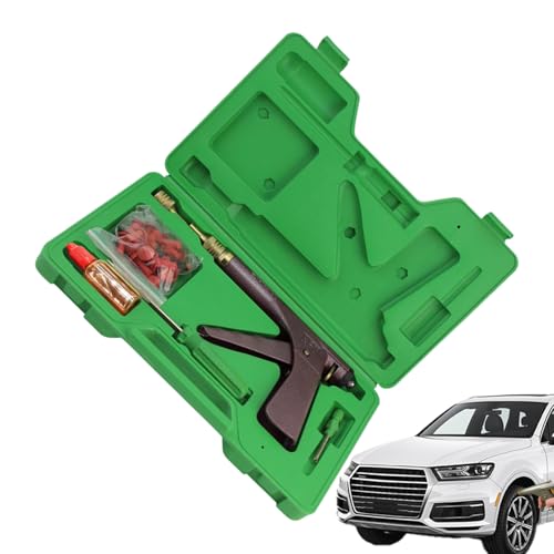 Quorvex Reifenpannen-Reparatur-Set, Reifenreparatur-Set, Kompressor, Vakuum-Werkzeug, Ventil für schlauchlose, professionelle Trail-Traktor, Dirtbike, Rasen, LKW Quorvex Reifenpannen-Reparatur-Set, Reifenreparatur-Set, Kompressor, Vakuum-Werkzeug, Ventil für schlauchlose, professionelle Trail-Traktor, Dirtbike, Rasen, LKW von Quorvex
