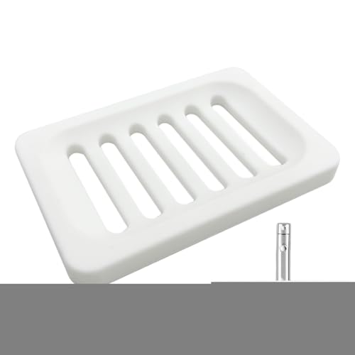 Quorvex Seifenschalen, Seifenschale | Selbstentleerender Seifenhalter aus Silikon | Waschbecken-Organizer, Händewaschen, Reinigen, Seifenstück, Aufbewahrungstablett für Toiletten, Hotel, Küche Quorvex Seifenschalen, Seifenschale | Selbstentleerender Seifenhalter aus Silikon | Waschbecken-Organizer, Händewaschen, Reinigen, Seifenstück, Aufbewahrungstablett für Toiletten, Hotel, Küche von Quorvex