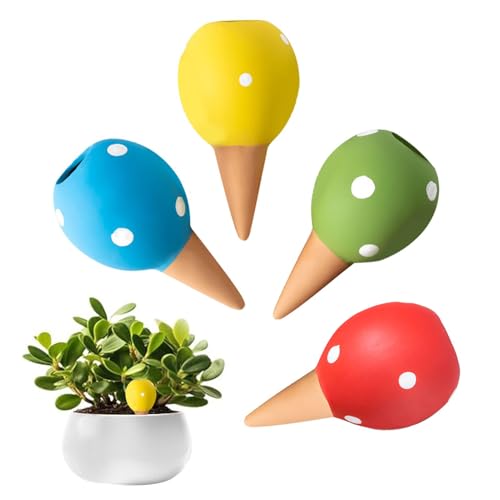 Quorvex Selbstbewässerungseinsatz für Blumentöpfe,Terrakotta Selbstbewässerungsspitzen - Bewässerungsspitzen für Innen- und Außenbereich Garten Topfblumen Ziersträucher Terrasse von Quorvex