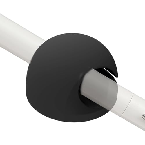Quorvex Selbstklebende Kabelclips | Silicone Kabelhalter - Halteclips für Stifte und Drähte an Wand Schreibtisch Nachttisch Büro Küche als Ordnungssystem von Quorvex