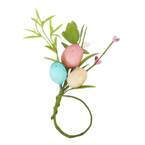 Quorvex Serviettenringe | Ostereier Serviettenhalter,Festliche Serviettenhalter,Für Hochzeiten Feiertage Geburtstage Familienfeiern Weihnachtsessen von Quorvex