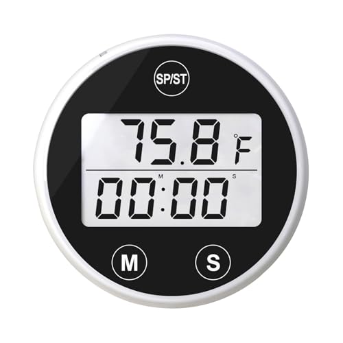 Quorvex Temperaturmesser Für Eisbäder - Schwimmendes Eisbad Thermometer Mit Timer,Wasserdicht Leicht Ablesbar Mit Teichprüfung Und Alarm Zubehör Für Spas Für Innen Und Außenbereich von Quorvex