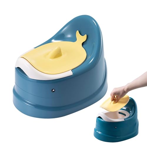 Quorvex Töpfchenstuhl für Kinder,Töpfchenstuhl für Kinder,Tragbarer Töpfchensitz mit Spritzschutzbezug | Badezimmerzubehör, Töpfchentrainer-Stuhl für Reisen, Camping, Zuhause von Quorvex