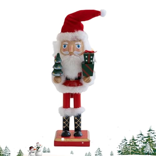 Quorvex Weihnachtsnussknacker Figur, 27 cm Tisch Nussknacker Holz Weihnachtsfigur, Saisonale Dekoration Tisch Mittelpunkt Für Vitrine Schule Zuhause Büro Hotel Eingang Quorvex Weihnachtsnussknacker Figur, 27 cm Tisch Nussknacker Holz Weihnachtsfigur, Saisonale Dekoration Tisch Mittelpunkt Für Vitrine Schule Zuhause Büro Hotel Eingang von Quorvex