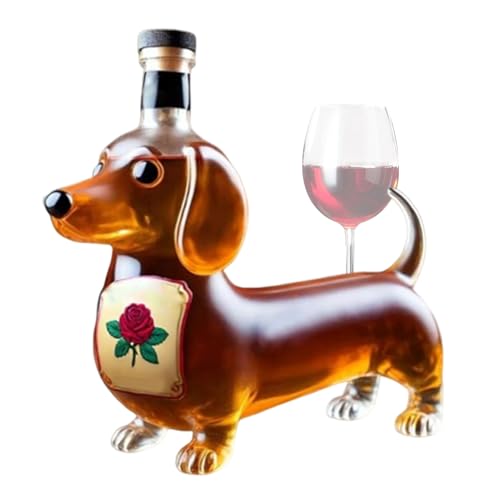 Quorvex Whiskey Karaffe,Glasflasche Für Spirituosen In Dackel Form - Sammlerstück Dekanter Geschenkidee Für Wohnzimmer Einweihungsparty Geburtstag Quorvex Whiskey Karaffe,Glasflasche Für Spirituosen In Dackel Form - Sammlerstück Dekanter Geschenkidee Für Wohnzimmer Einweihungsparty Geburtstag von Quorvex
