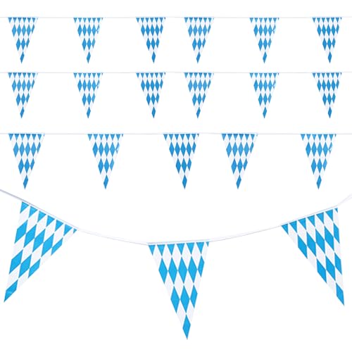 Quorvex Wimpelketten - Bunte Dekoration 20 Stück - Für Fenster Garten Party Zuhaus Deko Außenbereich von Quorvex