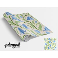 Bluebell Flowers Self Adhesive Vinyl von QuoteMyWall