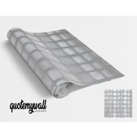 Silvery Grey Mosaic Tile Squares Self Adhesive Vinyl von QuoteMyWall