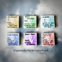 6Er Set Henry Ford Wood Art Magnet Geschenkset von QuotedArt