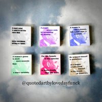 Set Von 6 Rudyard Kipling Holzkunst Magnet Geschenkset von QuotedArt