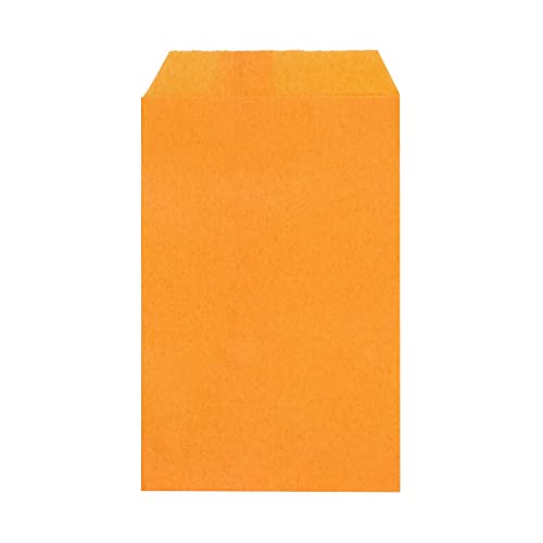 Quotidian Gold Flach Groß Fettabweisendes Papier Sandwichtüten 6" x 9" (15 x 22,8cm) 100 Stück - Seife Hochzeitskarten Briefmarken Partygeschenk von Quotidian