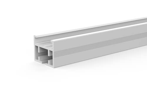 Quoya Smart Electric Motorisierte Vorhangschiene, extra 1 m Schiene mit Verbindungsstück (nur für Modell AT5810 und QL600) (nicht kompatibel mit QL500) von Quoya