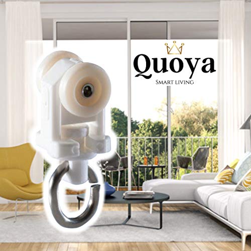 Quoya Smart Vorhangschiene, alle Zubehörteile (nur für Modell QL500) (nicht kompatibel mit AT5810 und QL600) von Quoya