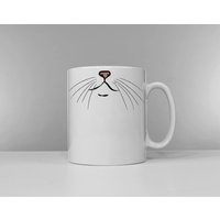 Schnurrhaare Kaffeebecher - Crazy Cat Lady Wichtelgeschenk Schnurrhaare Kaffeebecher - Crazy Cat Lady Wichtelgeschenk von QuriousShop
