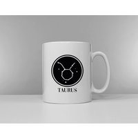 Sternzeichen Horoskop Stier Tasse - Geburtstag Astrologie 20 von QuriousShop