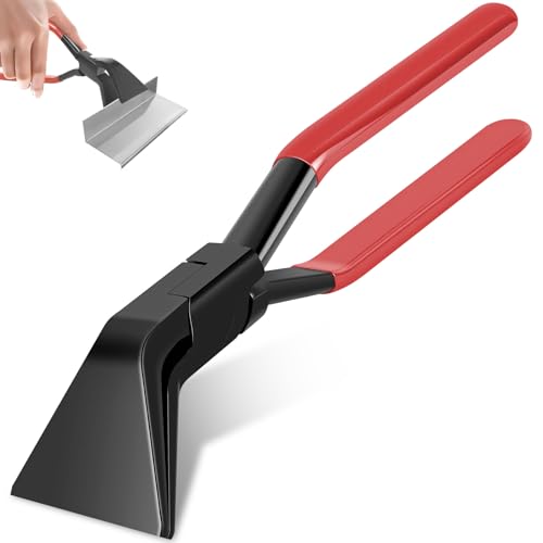 45° Falzzange mit Rutschfestem Griff, Maulbreite 60mm Blechbiegezange, Gesamtlänge 264 mm Blechzange, Hand Abkantzange, Dachdecker Abfalzen Werkzeug für Metallverarbeitung, Biegen, GläTten von Blechen 45° Falzzange mit Rutschfestem Griff, Maulbreite 60mm Blechbiegezange, Gesamtlänge 264 mm Blechzange, Hand Abkantzange, Dachdecker Abfalzen Werkzeug für Metallverarbeitung, Biegen, GläTten von Blechen von Qurxuanwe