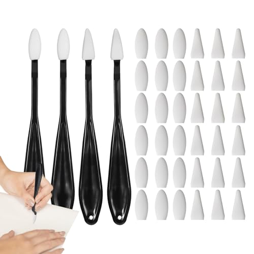 Qurygin Blending Stumps for Drawing, Reusable Blending Stump Tools, Multifunctional Portable Painting Supplies for Detail Correcting Highlighting Shadowing School Studio von Qurygin