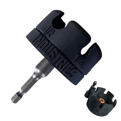 Qurygin Quick Nut Setter, Nut Drill Bit Socket Wrenches Tool Set, Time Saving No Slipping Fastener Attachment Maintenance for Construction Automotive Projects Technicians Furniture Assembly Repair von Qurygin