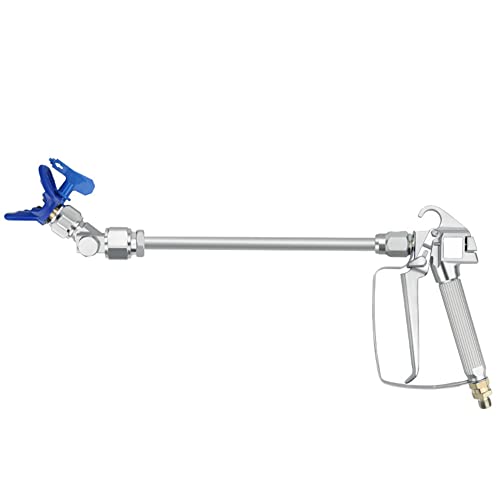Qusedwey 1 Set Airless-Wandfarbspritzgerät Maschinenzubehör 815 mit 517 Düsenadapter und 30 cm Verlängerungsstange Aus Metall Qusedwey 1 Set Airless-Wandfarbspritzgerät Maschinenzubehör 815 mit 517 Düsenadapter und 30 cm Verlängerungsstange Aus Metall von Qusedwey