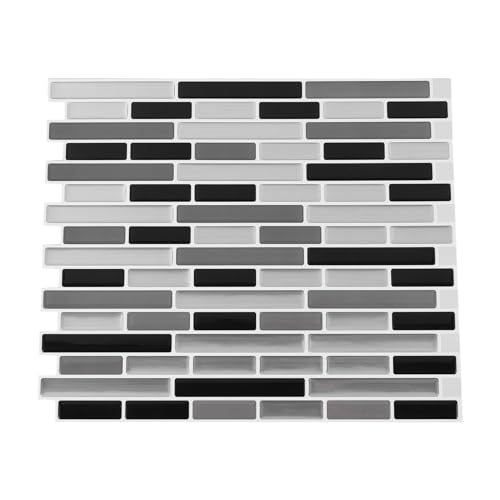 Qusedwey 3D Wand Aufkleber Ziegel Tapete Fliesen für KüChe Bad Backsplash Anti-Tile Haus 28X23.5Cm Qusedwey 3D Wand Aufkleber Ziegel Tapete Fliesen für KüChe Bad Backsplash Anti-Tile Haus 28X23.5Cm von Qusedwey