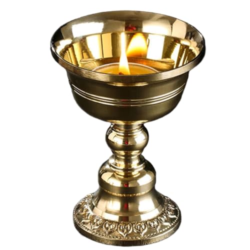 Qusedwey Buddhistische Tibetische Messing Candle Cup Cup Serie Hochzeit Bankett Home Tischdekoration Messing Butterlampe Halter Qusedwey Buddhistische Tibetische Messing Candle Cup Cup Serie Hochzeit Bankett Home Tischdekoration Messing Butterlampe Halter von Qusedwey