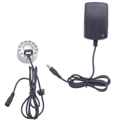 Qusedwey Macher 12 LED Licht Farbe Wechseln Hersteller ZerstäUber Wasser Brunnen Teich Drinnen Draussen NebelgeräTe mit EU Stecker von Qusedwey