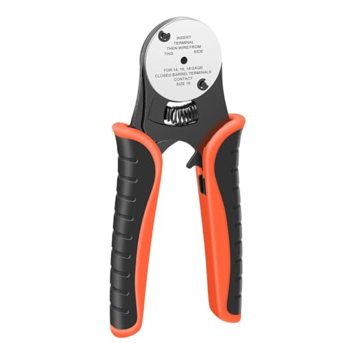 Qusedwey Mini -Handcrimp -Plier 4 -Wege -Einklebung 8 Abdrucktyp -Pin -Crimp -Werkzeug für Deutsch -Anschlüsse 14, 16, 18 AWG von Qusedwey