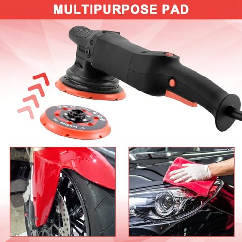 Qusedwey Schleif Teller Grund Platte RüCken Halter für DAS-21E Teil Dual Aktion Polisher Da Polisher 5 von Qusedwey