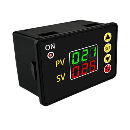 Qussedser 0-999s/min/hour DC 24V 480W Digital Time Delay Switch Relais T2310 Open Time Control Module Netzteil von Qussedser