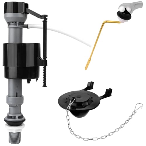 Qussedser Universelles Toilettenspüler-Ersatzset, Toilettenspüler-Reparaturset, Inklusive Toilettenfüllventil-Klappengriff Qussedser Universelles Toilettenspüler-Ersatzset, Toilettenspüler-Reparaturset, Inklusive Toilettenfüllventil-Klappengriff von Qussedser