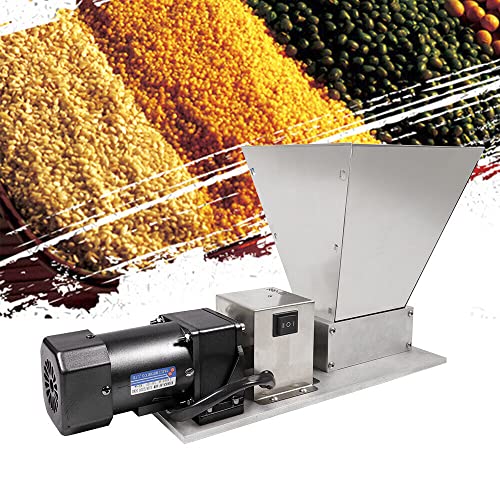 Elektrische Getreidemühle 4L Kornmühle Multifunktionsschleifer Kornquetsche Schrotmühle Futtermühle Malzmühle Getreidemühl mit Trichter für Getreide Gerstenmahlung von Qussse
