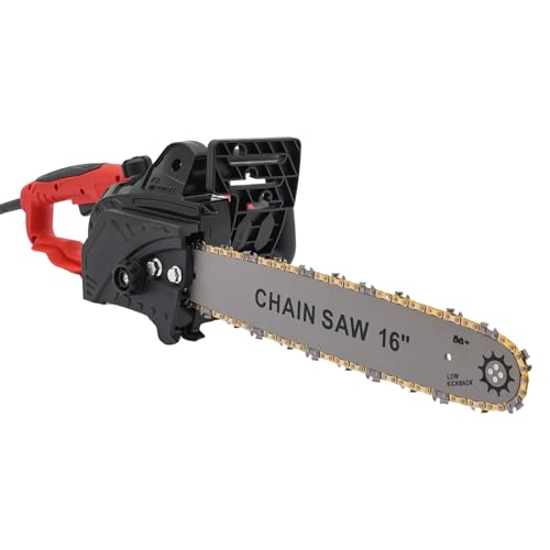 Qussse 2000W Elektro Kettensäge 16 Zoll Tragbarer Motorsäge Elektrokettensäge mit 1.5m Stromkabel zum Schneiden aller Arten von Holz, 800r/min, Automatische Schmierung Qussse 2000W Elektro Kettensäge 16 Zoll Tragbarer Motorsäge Elektrokettensäge mit 1.5m Stromkabel zum Schneiden aller Arten von Holz, 800r/min, Automatische Schmierung von Qussse