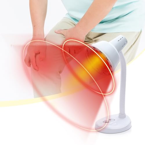 Qussse 275W Infrarotlampe Rotlichtlampe Wärmelampe Therapie Schmerzlinderung Infrarot Lampe Infrarotstrahler Wärmestrahler 0-115°C für Büros, Schlafzimmer, Schönheitssalons Qussse 275W Infrarotlampe Rotlichtlampe Wärmelampe Therapie Schmerzlinderung Infrarot Lampe Infrarotstrahler Wärmestrahler 0-115°C für Büros, Schlafzimmer, Schönheitssalons von Qussse