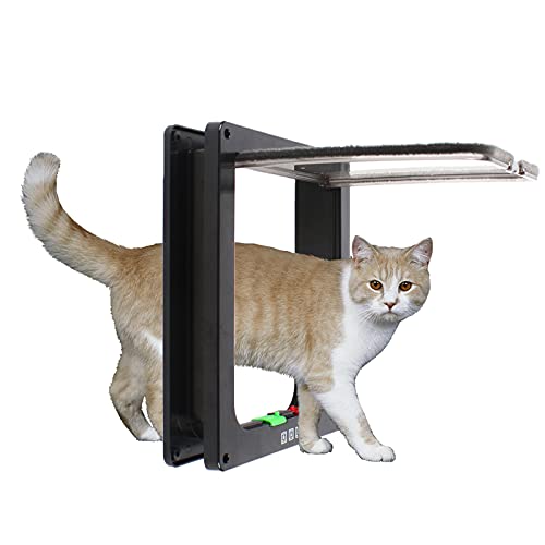 Qussse Katzenklappe Katzentür, 22 x 20cm Mikrochip Katzentür für Katzen kleine Hunde oder andere Haustiere Qussse Katzenklappe Katzentür, 22 x 20cm Mikrochip Katzentür für Katzen kleine Hunde oder andere Haustiere von Qussse