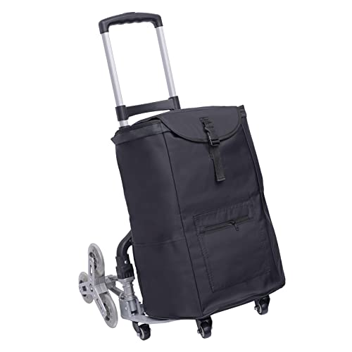 Sackkarre Klappbar, Aluminium Sackkarre Stapelkarre Wagen Schwarz Klappbar Treppenwagen Höhenverstellba mit Elastisches Seil und 10 Rädern Sackkarre Klappbar, Aluminium Sackkarre Stapelkarre Wagen Schwarz Klappbar Treppenwagen Höhenverstellba mit Elastisches Seil und 10 Rädern von Qussse