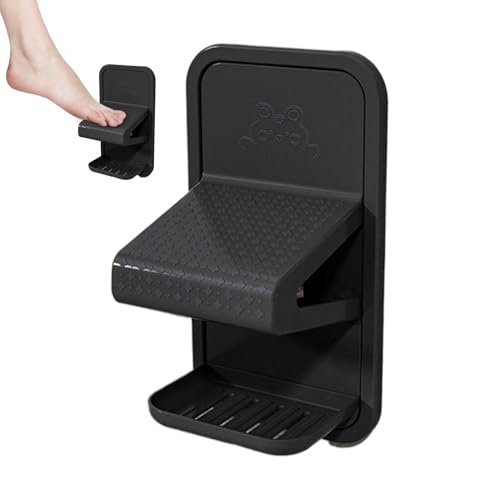 Qutalmi Duschhocker Zum Rasieren | Dusch Rasierer Fusablage Rasier Hocker - Wandmontierbarer Trittschritt Für Acrylglas Kinder Erwachsene Badezimmer Fliesen Wohnung von Qutalmi