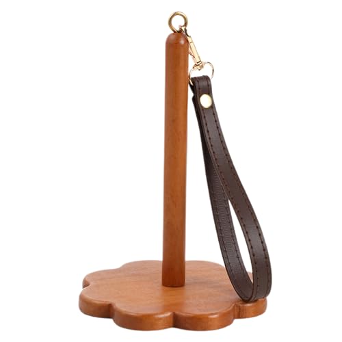 Qutalmi Garnmind, tragbarer Garnhalter - Hölzerne tragbare rotierende Garnhalter mit Riemen | Ergonomisches Handarbeitsinstrument zum Stricken des Häkelns Flechten Qutalmi Garnmind, tragbarer Garnhalter - Hölzerne tragbare rotierende Garnhalter mit Riemen | Ergonomisches Handarbeitsinstrument zum Stricken des Häkelns Flechten von Qutalmi