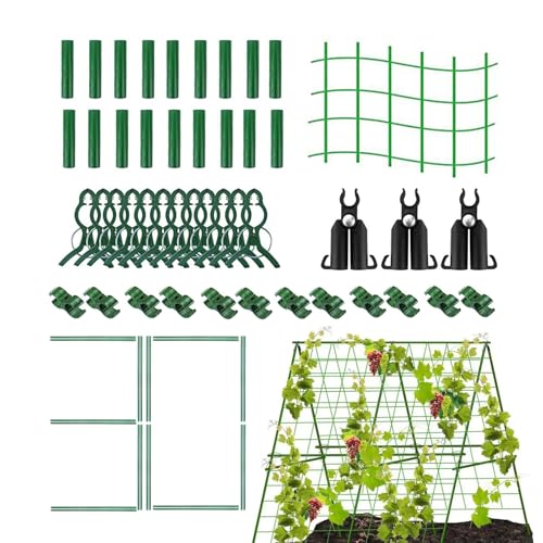 Qutalmi Gurkenschleuder für Garten, Gartenschlangen für Kletterpflanzen,Metallbogen Gemüsestütze Angehobene Bettschlangen | Gartenanbau -Stützrahmen für Tomatengurkenblumen -Traubenfruchtbohnen Qutalmi Gurkenschleuder für Garten, Gartenschlangen für Kletterpflanzen,Metallbogen Gemüsestütze Angehobene Bettschlangen | Gartenanbau -Stützrahmen für Tomatengurkenblumen -Traubenfruchtbohnen von Qutalmi