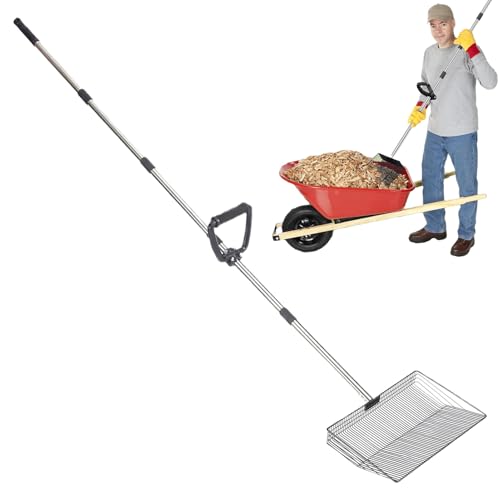 Qutalmi Hühnerkot-Entferner | Multifunktionale Einstreu-Sieb-Schaufel,Teleskopierbare Robust Schaufel für Garten, Geflügel, Hinterhof, Pferdehof, Hund, Kaninchen und Außenbereich Qutalmi Hühnerkot-Entferner | Multifunktionale Einstreu-Sieb-Schaufel,Teleskopierbare Robust Schaufel für Garten, Geflügel, Hinterhof, Pferdehof, Hund, Kaninchen und Außenbereich von Qutalmi