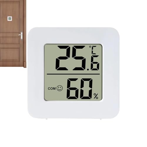 Qutalmi Hygrometer Innenfeuchtigkeit | Mini-präzises Raumthermometer Innen-Hygrometer,Innenfeuchtigkeitssensor-Messgerät, Luftkomfortanzeige für Gewächshäuser, Wohnungen, Inkubatoren, Büros Qutalmi Hygrometer Innenfeuchtigkeit | Mini-präzises Raumthermometer Innen-Hygrometer,Innenfeuchtigkeitssensor-Messgerät, Luftkomfortanzeige für Gewächshäuser, Wohnungen, Inkubatoren, Büros von Qutalmi