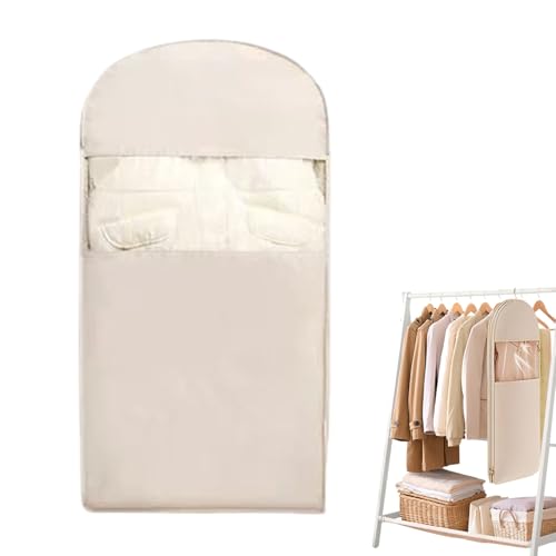 Qutalmi Manteltaschen für den Kleiderablagerung, Hangable -Kleidungsstück,Anzugsbekleidungstasche mit Selbstkompression Reißverschluss - Mehrzweckorganisator für Mäntel Jacken Oberbekleidung Qutalmi Manteltaschen für den Kleiderablagerung, Hangable -Kleidungsstück,Anzugsbekleidungstasche mit Selbstkompression Reißverschluss - Mehrzweckorganisator für Mäntel Jacken Oberbekleidung von Qutalmi