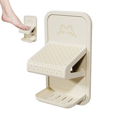 Qutalmi Shower Foot Rest | Dusch Rasierer Fusablage Rasier Hocker | Wandmontierbarer Trittschritt Für Acrylglas Kinder Erwachsene Badezimmer Fliesen Wohnung von Qutalmi