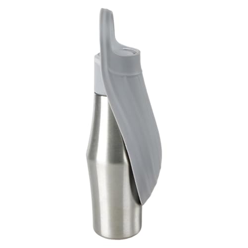 Qutalmi Trinkflasche Für Hunde Unterwegs - Haustier Auslaufsicherer Wassernapf Spender - 750ml Edelstahl Robuster Tragbarer Behälter Mit Napf Für Wanderungen Camping Reisen Katzen Qutalmi Trinkflasche Für Hunde Unterwegs - Haustier Auslaufsicherer Wassernapf Spender - 750ml Edelstahl Robuster Tragbarer Behälter Mit Napf Für Wanderungen Camping Reisen Katzen von Qutalmi