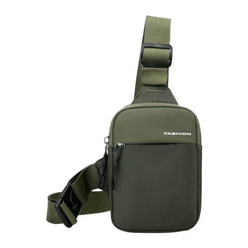 Qutalmi Umhängetasche zum Umhängen | Brustrucksack Daypack,Tragbare Brust- -Rucksacktasche für Wandern, Fahrrad, Outdoor von Qutalmi