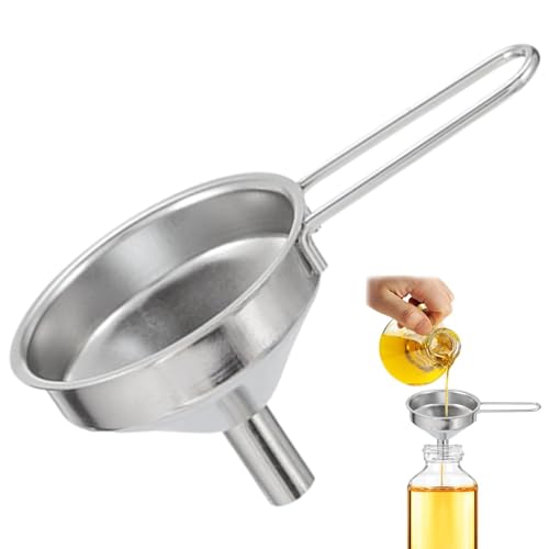 Trichter Klein Trichter Für Küche, Edelstahl Trichter Mit Langem Griff, Einfüllrohr Einfüllhilfe Für Partys, Camping, Wandern, Picknic Kleine Flaschen Und Gewürze Trichter Klein Trichter Für Küche, Edelstahl Trichter Mit Langem Griff, Einfüllrohr Einfüllhilfe Für Partys, Camping, Wandern, Picknic Kleine Flaschen Und Gewürze von Qutalmi